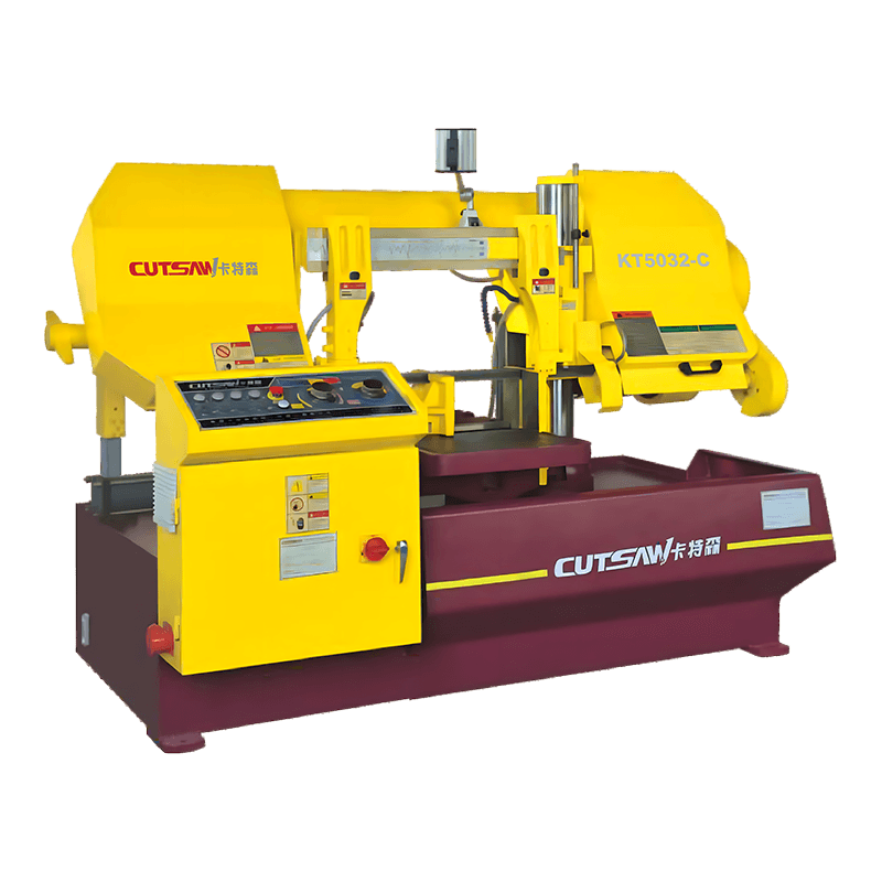 KT5032-C Horizontale halbautomatische Bandsägemaschine für Metall KT5032-C Horizontale halbautomatische Bandsägemaschine für Metall