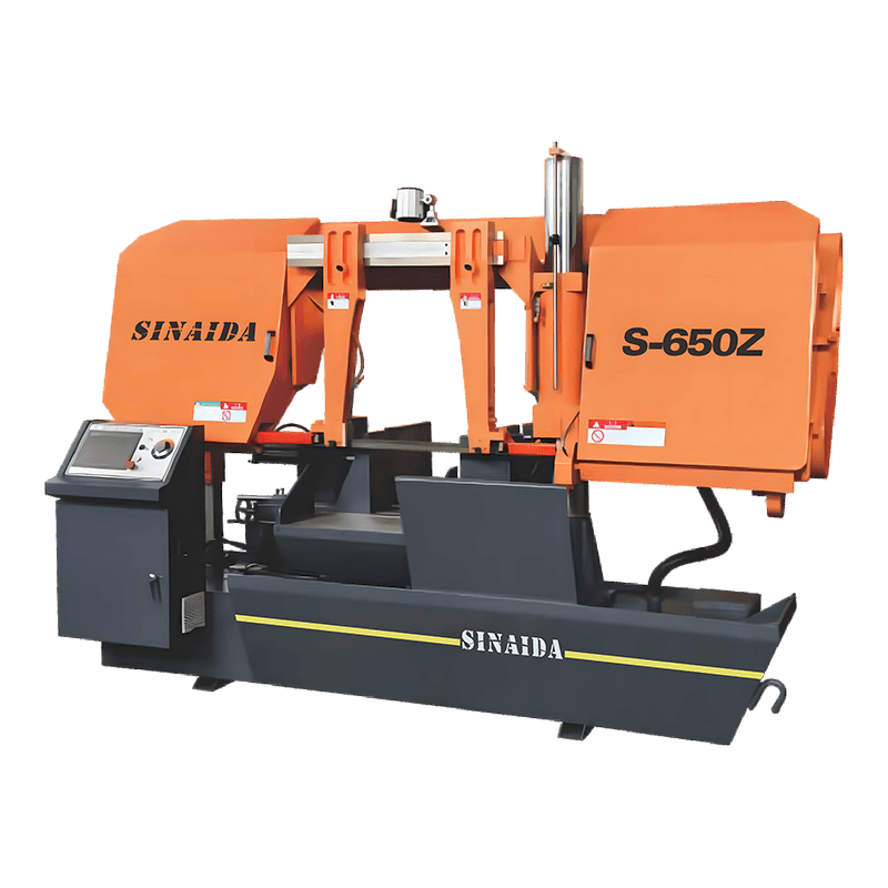 S-650Z Bandsägemaschine für horizontales Drehwinkelschneiden von Metallgehrungen S-650Z Bandsägemaschine für horizontales Drehwinkelschneiden von Metallgehrungen
